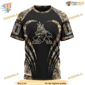 Camo Hunting Special NHL Arizona Coyotes Hoodie 3D Arizona Coyotes Outdoor Apparel 3