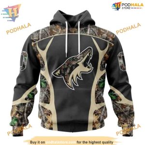 Camo Hunting Special NHL Arizona Coyotes Hoodie 3D Personalized Arizona Coyotes Gear 1