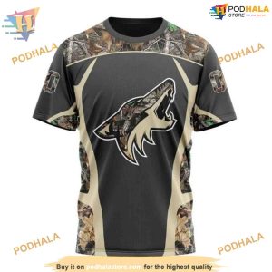 Camo Hunting Special NHL Arizona Coyotes Hoodie 3D Personalized Arizona Coyotes Gear 3