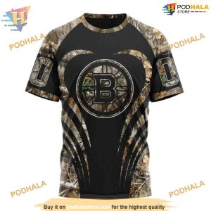 Camo Hunting Special Personalized NHL Boston Bruins Hoodie 3D Outdoor Apparel 3