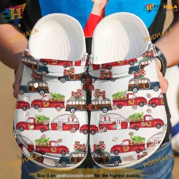 Camping Christmas Classic Crocs, Funny Christmas Crocs for Campers