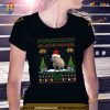 Capybara Christmas Xmas Lighting Santa Hat Shirt