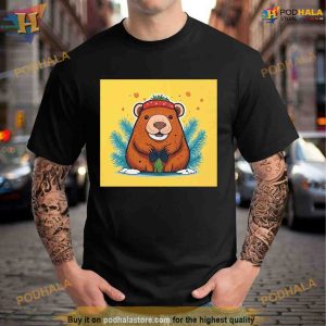 Capybara Merry Christmas Shirt For Women Men 2