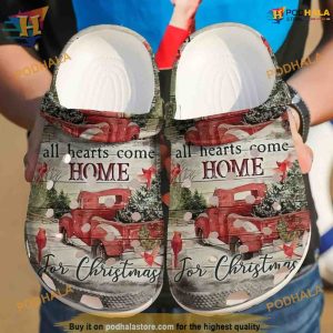Cardinal Hearts Home Christmas Crocs, Creative Christmas Gift Ideas