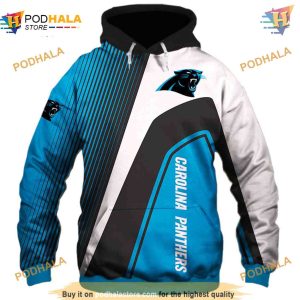 Carolina Panthers 3D Hoodie Sweatshirt for Men, Carolina Panthers Gifts