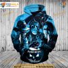 Carolina Panthers Hoodie 3D, Affordable Horror Night, Carolina Panthers Merchandise