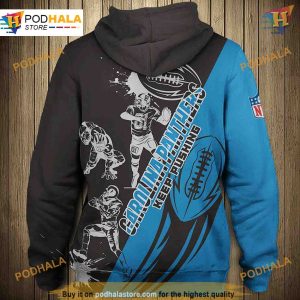 Carolina Panthers Hoodie 3D Cartoon Player Carolina Panthers Gifts 2
