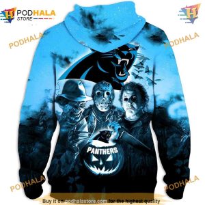 Carolina Panthers Hoodie 3D Halloween Carolina Panthers Merchandise 2