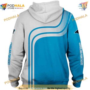 Carolina Panthers Hoodie 3D One Way Style NFL Carolina Panthers Clothing 2
