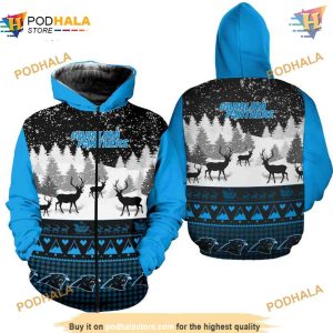 Carolina Panthers Hoodie 3D Perfect for Xmas NFL Carolina Panthers Apparel 2