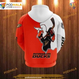 Cartoon Graphic 3D Anaheim Ducks Hoodie Exclusive Fan Sweatshirt 2