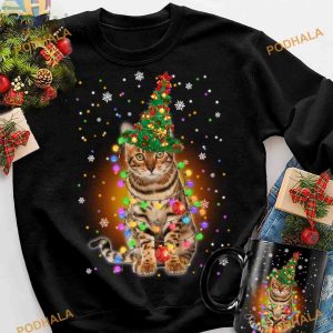 Cat Lovers' Christmas Day Shirt, Family Christmas Shirt Ideas Delight