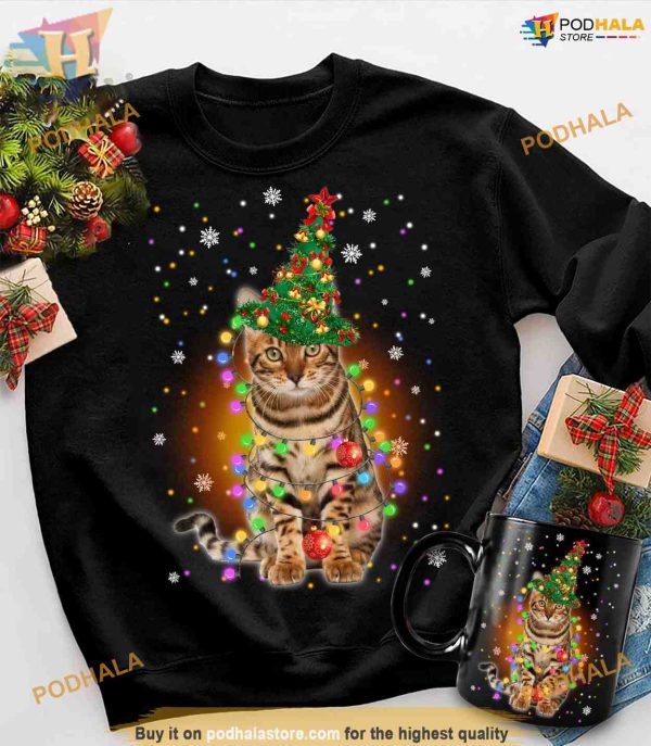 Cat Lovers’ Christmas Day Shirt, Family Christmas Shirt Ideas Delight
