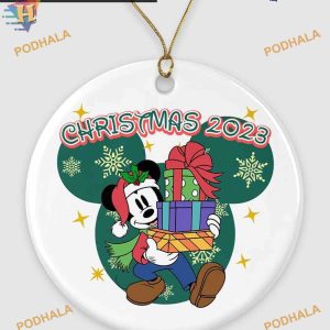 Celebrating with Mickey Ornament, 2023 Disney Christmas Tree Decor
