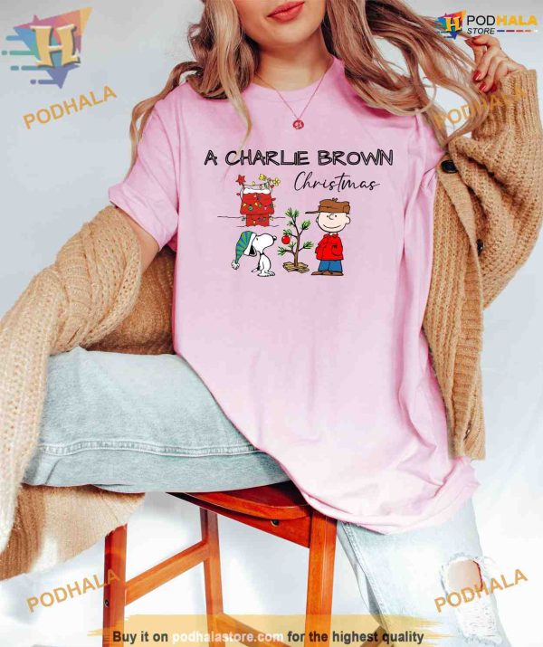 Charlie & Snoopy Kids Xmas Cartoon Dog Sweatshirt, Cute Holiday Gift