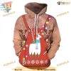 Chest Muscle Xmas 3D Hoodie, A Funny Christmas Gift