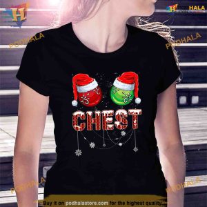 Chestnuts Matching Family Funny Christmas Couples Chest Shirt 3 1