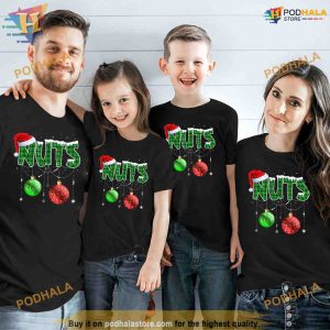 Chestnuts Matching Family Funny Christmas Couples Nuts Shirt 3 1