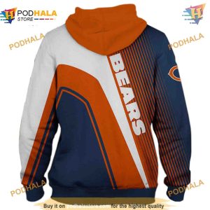 Chicago Bears 3D Hoodie Sweatshirt gift for men NFL Chicago Bears Apparel 2