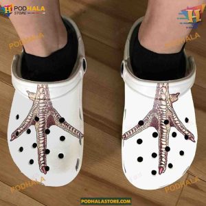 Chicken Feet Design Crocs Classic Clogs, Funny Gifts for Adults & Kids