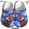 Chicken Flower America Flag Crocs, Funny Crocs for Adults