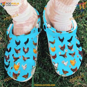 Chicken-Inspired Rustic Roost Clogs, Trendy Poultry-Themed Crocs