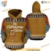 Chicken Oh Pattern On Yellow 3D Funny Christmas Hoodie, Xmas Gifts