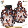 Chicken Pattern 3D Funny Christmas Hoodie, Funny Xmas Gifts