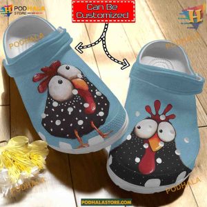 Chicken Pattern Personalized Clogs, Trending Gifts for Chicken Crocs Fans
