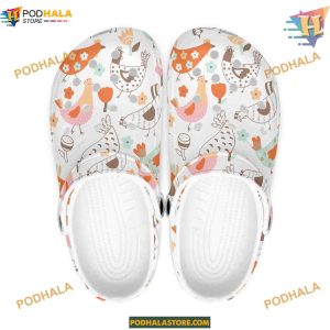 Chicken Themed Unisex Adult Clogs, Fun & Trendy Crocs for All