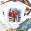 Chihuahua and Santa Xmas Shirt, Adorable Dog Lover's Holiday Gift