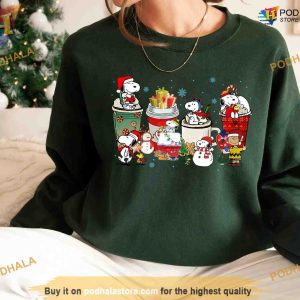 Christmas 2023 Vintage Snoopy Tree Crewneck, Xmas Dog Hoodie