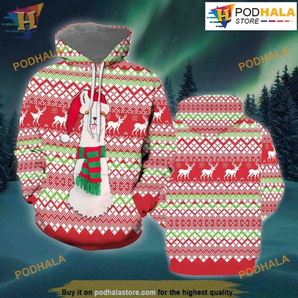 Christmas 3D Funny Christmas Hoodie, Funny Xmas Gifts