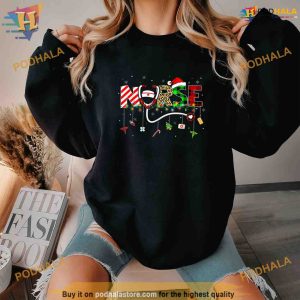 Christmas Boo Boo Crew Reindeer Nurse Buffalo Plaid Nurse Shirt Hoodie 2