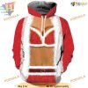 Christmas Bra Print 3D Hoodie, Creative Xmas Gifts