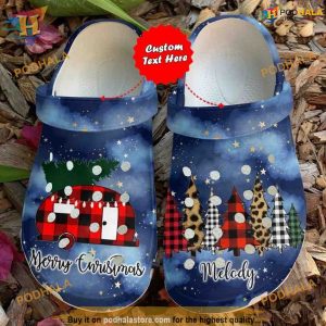 Christmas Crocs Personalized Camping Clogs, Funny Christmas Gifts