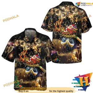 Christmas Is Coming Aloha Shirt, Mens Christmas Hawaiian Shirt