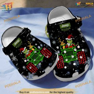 Christmas Jeep Classic Crocs Clogs, Creative Xmas Gift Ideas for Jeep Lovers