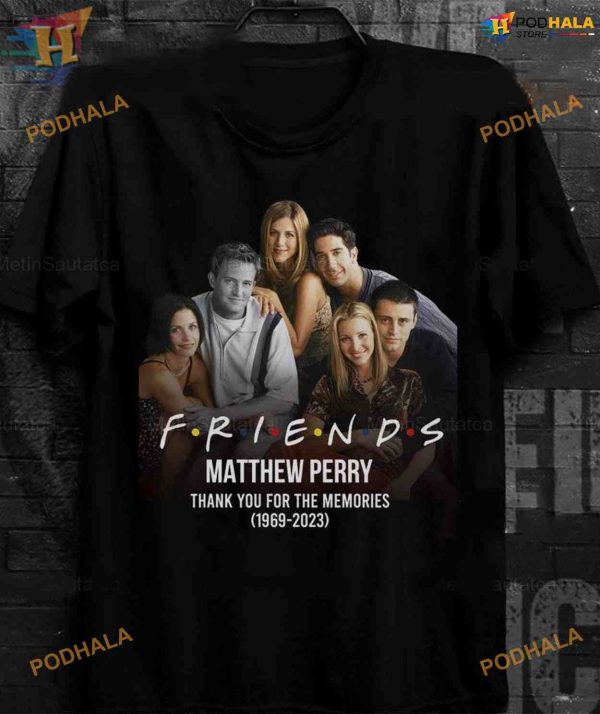 Christmas Matthew Perry Shirt, Friends Movie Thank You For The Memories 1969-2023 T-Shirt