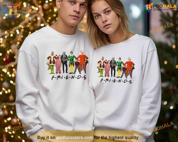 Christmas Movie Sweatshirt, Christmas Movies Characters Hoodie