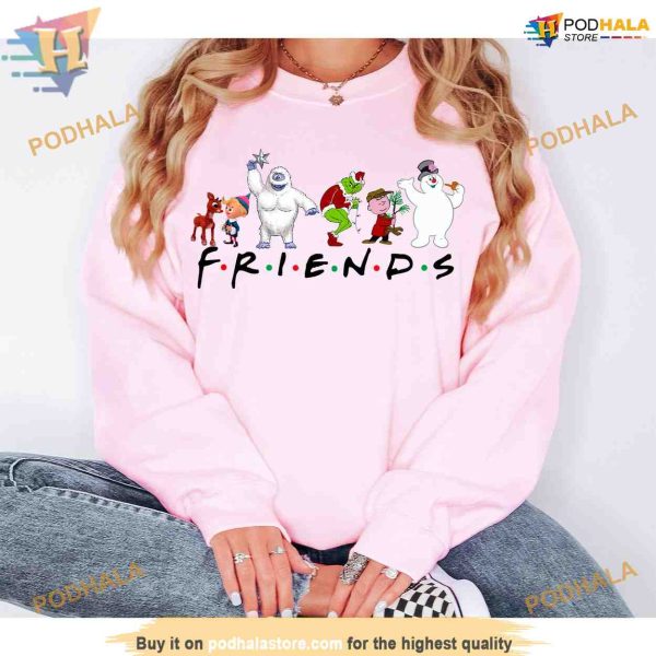 Christmas Movies Characters Sweatshirt , Christmas Movie Friends Shirt
