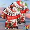 Christmas Piano Theme Hawaiian Shirt, Mens Christmas Hawaiian Shirt