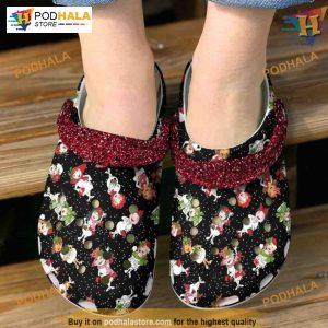 Christmas Snowball Ladies Crocs, Perfect for Snowball Lovers, Unique Gifts