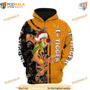 Christmas Tigger Disney 3D Hoodie Trending Apparel Gifts 2