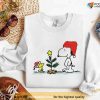 Christmas Tree with Snoopy Woodstock Gang Sweatshirt, Xmas Joy