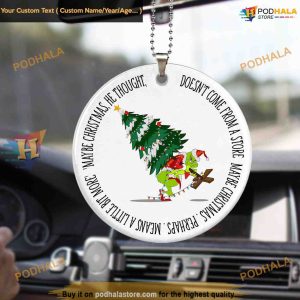 Christmas Wisdom Grinch Decor Ceramic Ornament The Grinch Ornaments 2