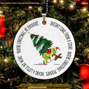 Christmas Wisdom Grinch Decor Ceramic Ornament The Grinch Ornaments 3