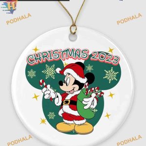 Christmas with Mickey Ornament, 2023 Disney Ornament for Holiday Spirit