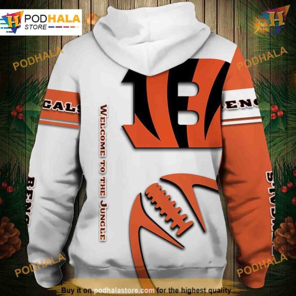 Cincinnati Bengals 3D Graphic Hoodie, Affordable Sweatshirt, NFL Clothing