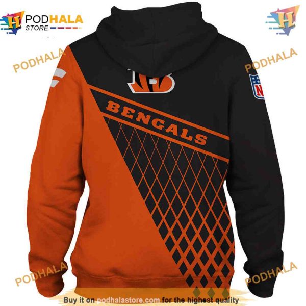 Cincinnati Bengals Hoodie 3D, Affordable Fan Gift, NFL Cincinnati Clothing